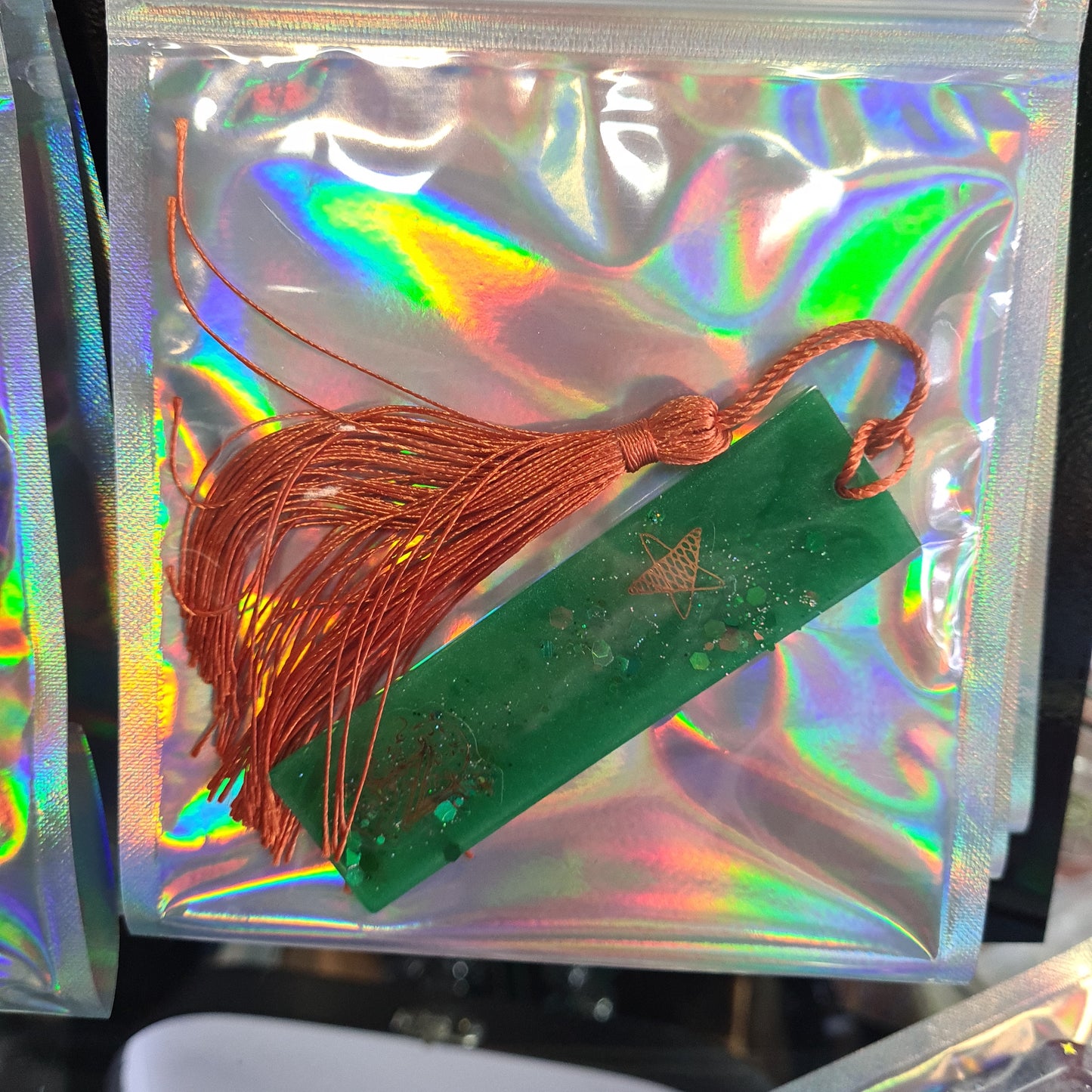 Resin bookmark
